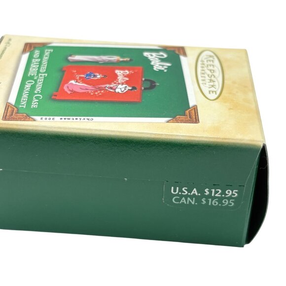 Hallmark Keepsake Enchanted Evening Case & Barbie Ornament Miniature 2002 Christ - Picture 4 of 4